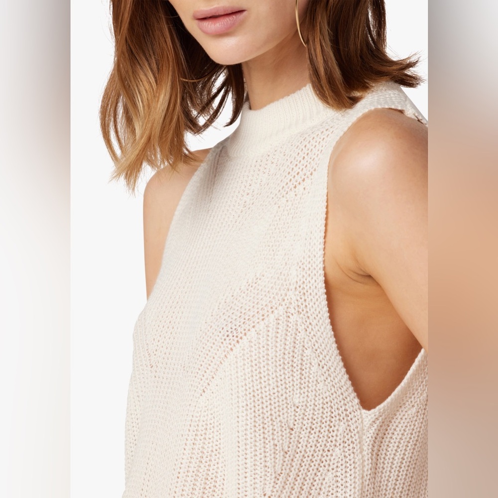 Joe's Jeans Yellow Knit Sweater Tank Top